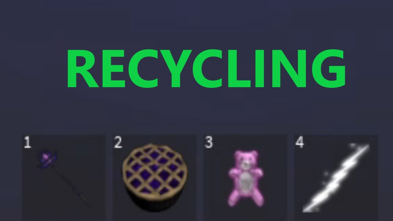 What happens if you recycle VERY RARE items in Plates of Fate? 🤔