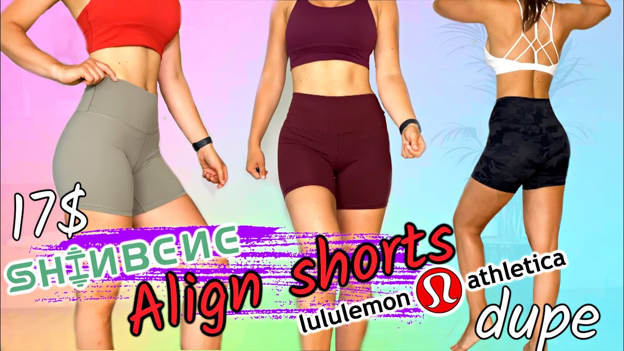 17$ LULULEMON ALIGN DUPE SHORTS!! 😍  // Shinbene Classical 2.0 shorts - Aliexpress