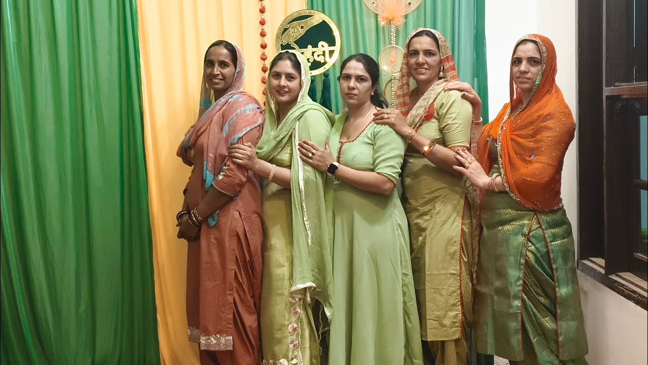 आज दिखाया ladies sangeet का प्रोग्राम 🥰🥰