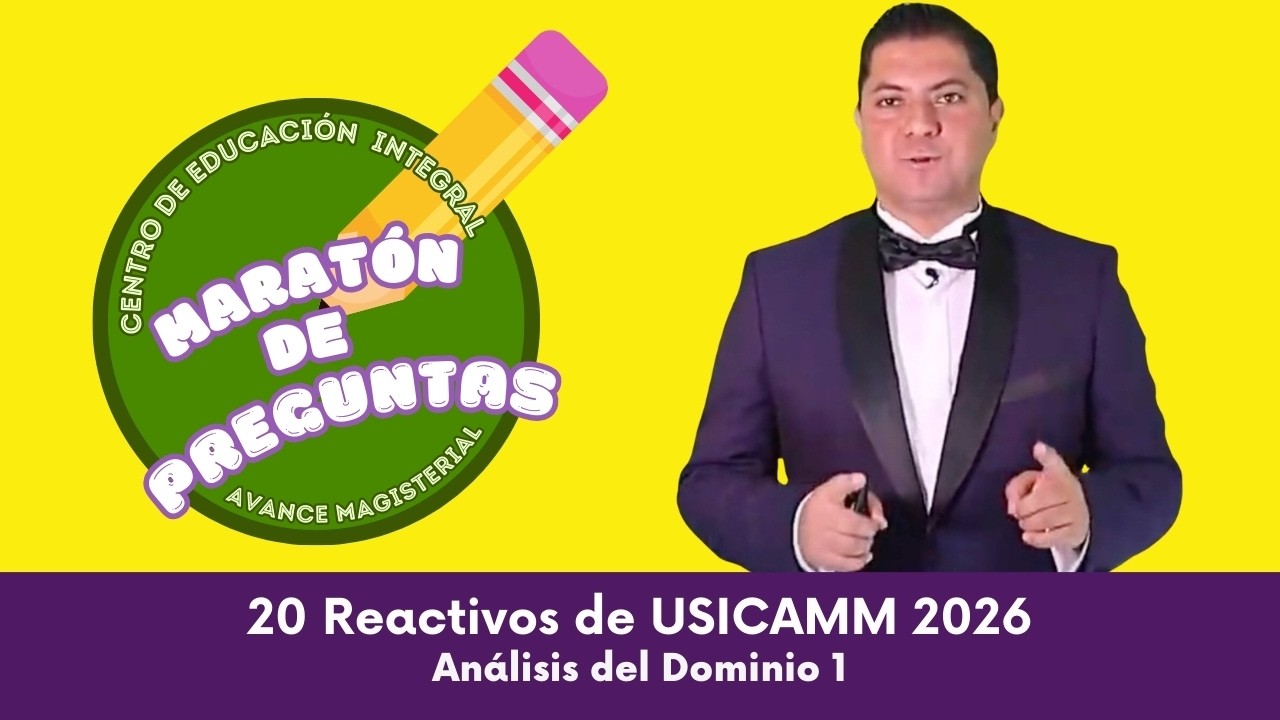 Análisis de 20 Reactivos para el Dominio 1 USICAMM