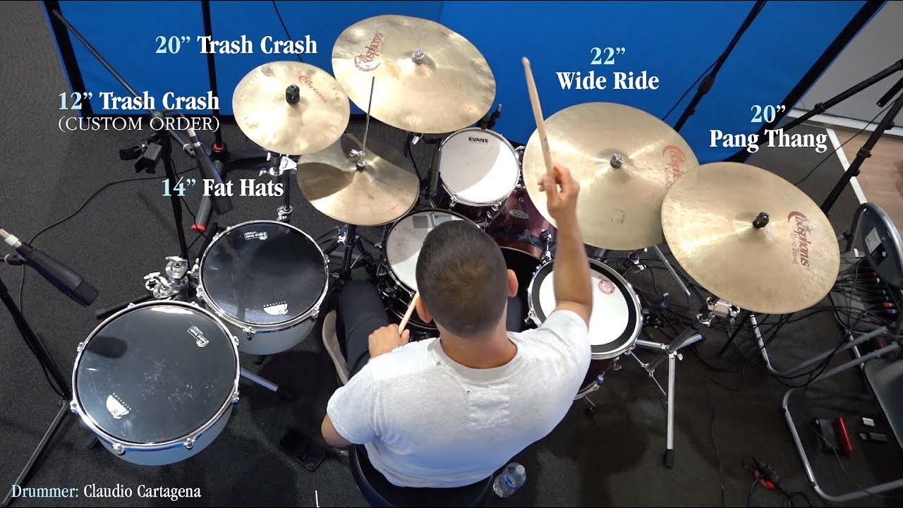 Bosphorus Stanton Moore Groove Series 14" Fat Hats; 20" 12" Trash Crash 20" Pang Thang 22" Wide Ride
