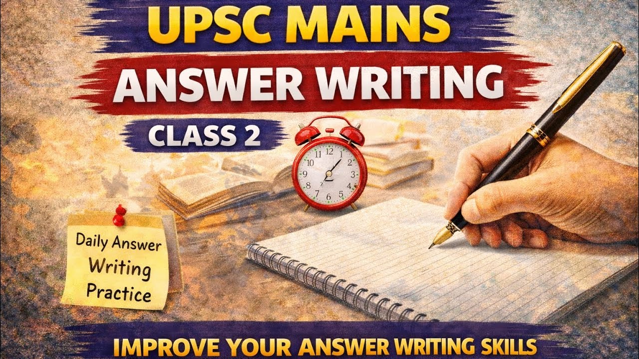 UPSC Mains Answer Writing Series | Class-2