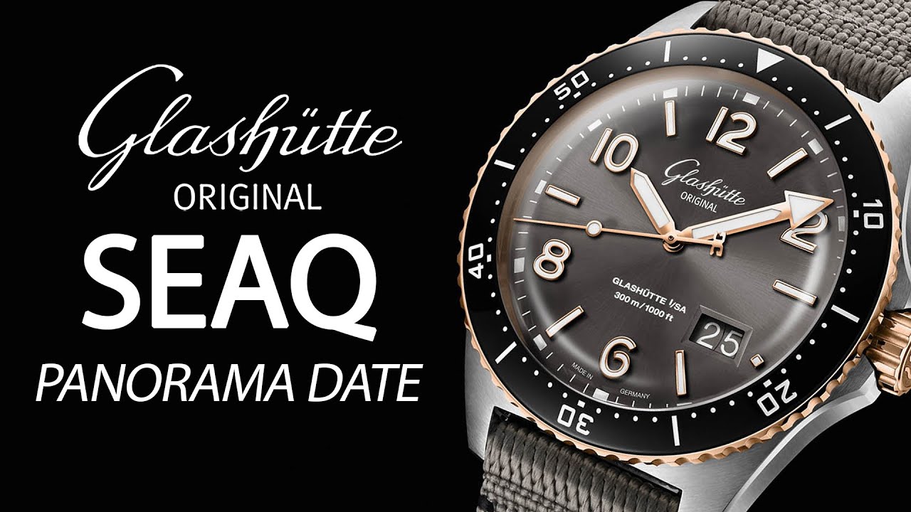 Glashutte Original SeaQ Panorama Date Steel and Gold
