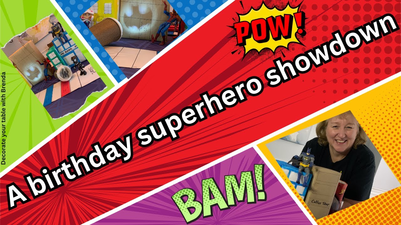 HOW TO THROW AN EPIC SUPERHERO BIRTHDAY PARTY! 