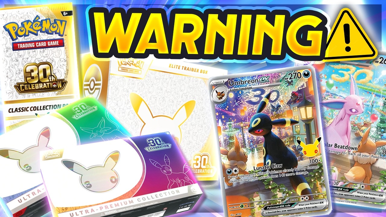 НЕ ПОКУПАЙТЕ товары к 30-летию Pok&eacute;mon, пока не посмотрите это! 🛑
