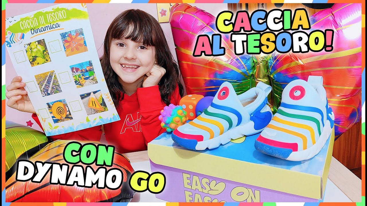 🗺 Caccia al tesoro all'aperto 🦋 con le Nike Dynamo Go! 👟