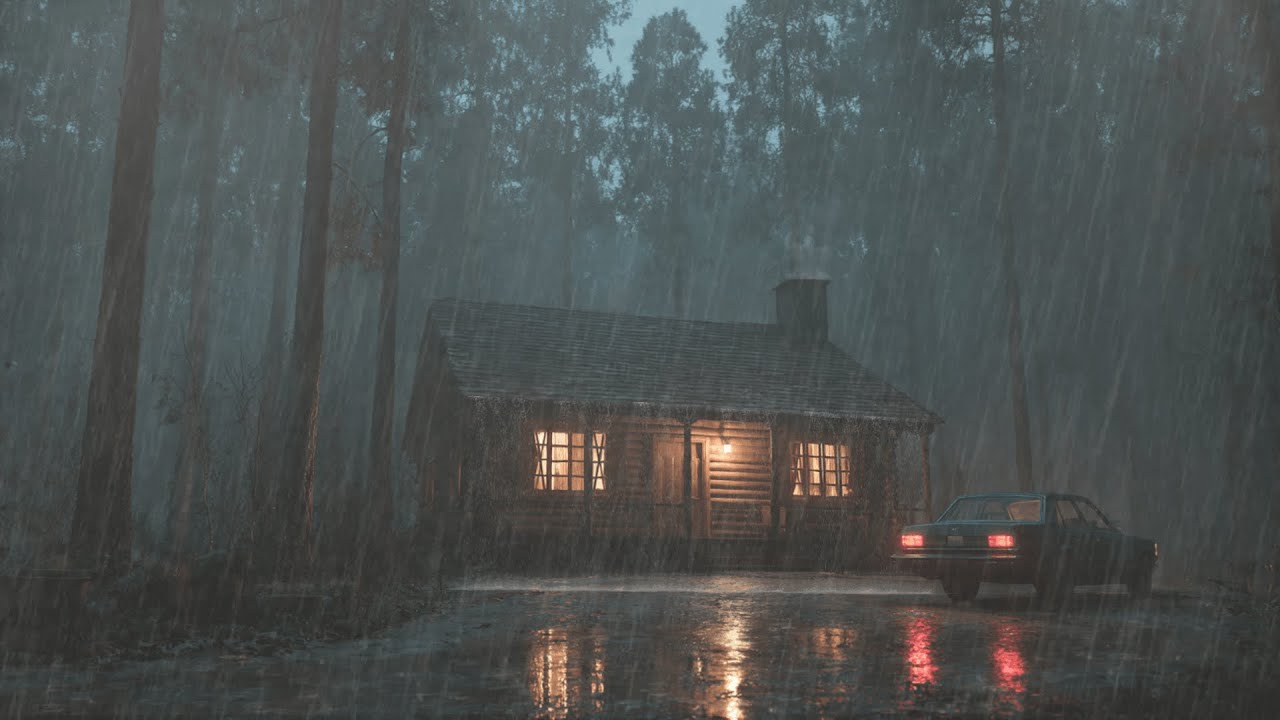 Heavy Rain and Thunder Sounds ⛈️ | Perfect Ambience for Deep Sleep