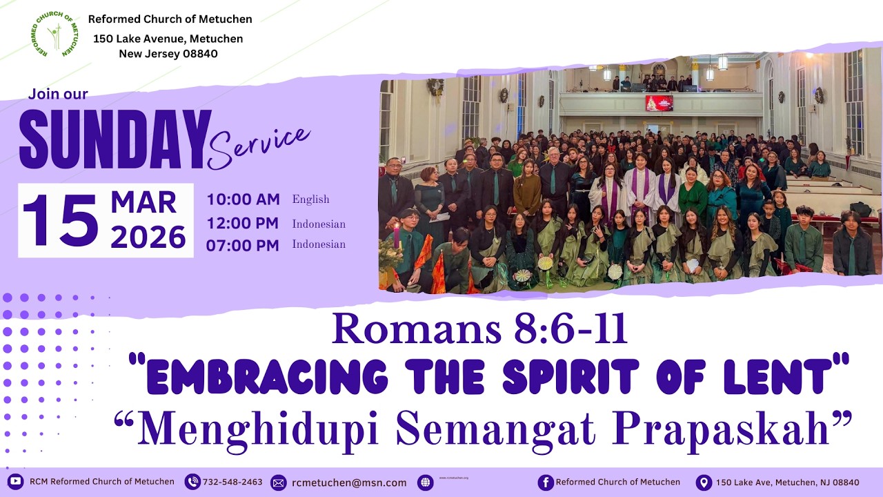 RCM - Menghidupi Semangat Prapaskah - (March 15, 2026) - Indonesian Service
