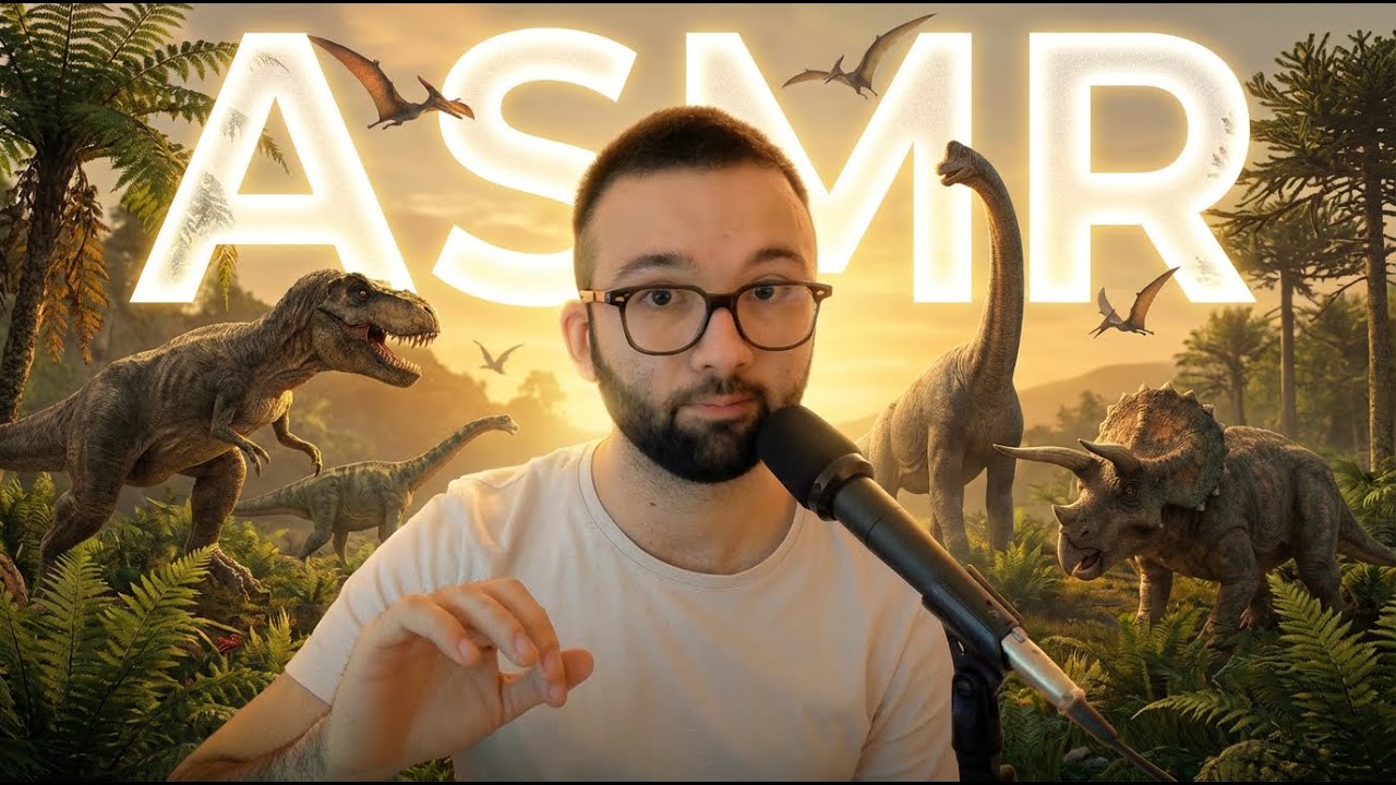 ASMR | Le Monde des Dinosaures : Voyage Immersif (Voix Grave & Documentaire)