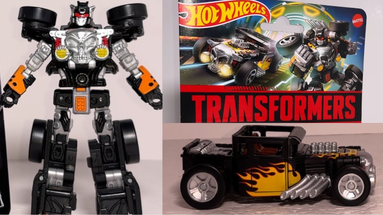 Намного лучше, чем я ожидал! Обзор фигурки Transformers Hot Wheels Bone Shaker. Потрясающая фигур...