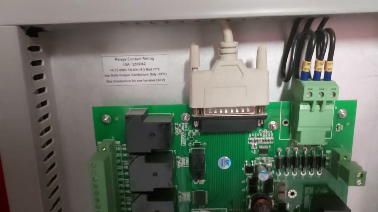Battery charger control panel for ff system 