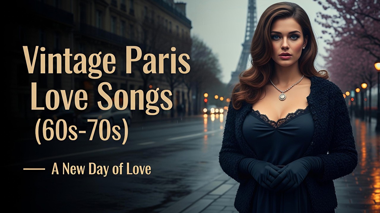 Classic French Love Songs | When Paris Wakes With Love | Vintage 60s–70s Chanson