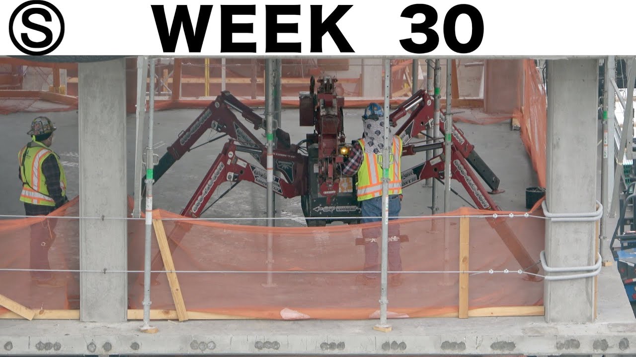 One-week construction time-lapse with closeups: Week 30 of the Ⓢ-series