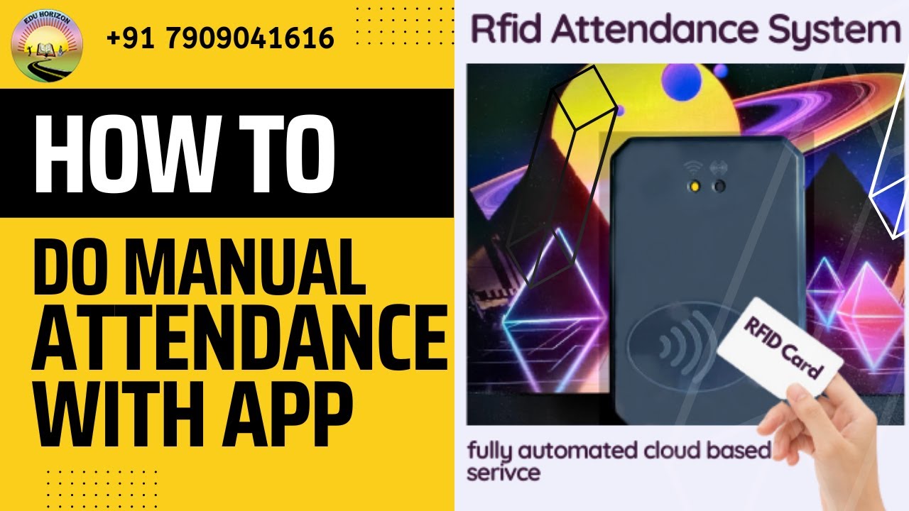 How to make attendance using web/ app | Automatic Attendance System | EduHorizon