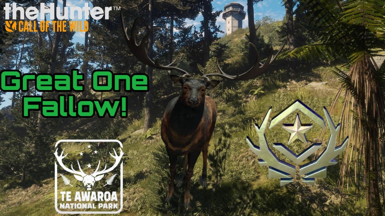 Shooting The Great One Fallow Deer On Te Awaroa! theHunter Call of The Wild