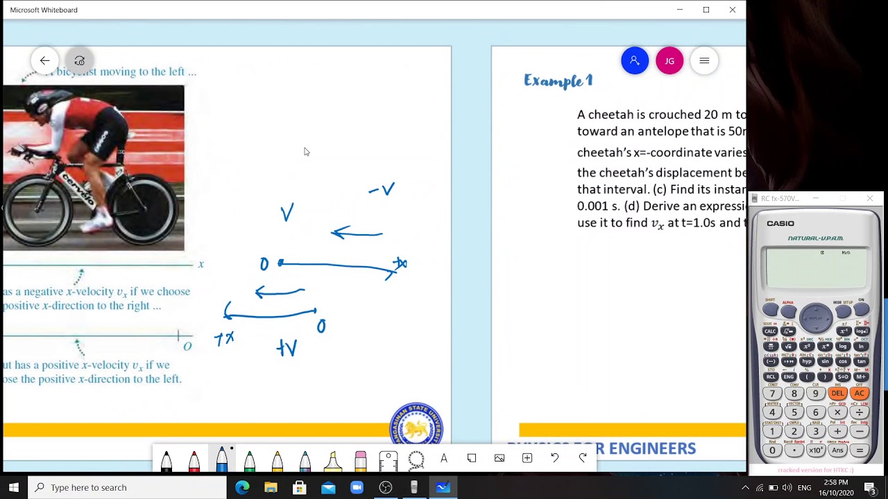 PHYSICS FOR ENGINEERS - MOTION ALONG A STRAIGHT LINE