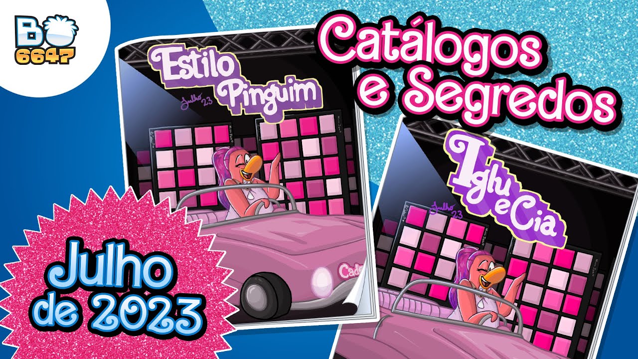 Segredos dos catálogos Club Penguin Dimensions - Julho 2023