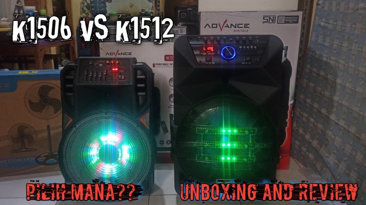 Tes fitur dan adu suara advance K1512 VS K1506, pilih mana?!