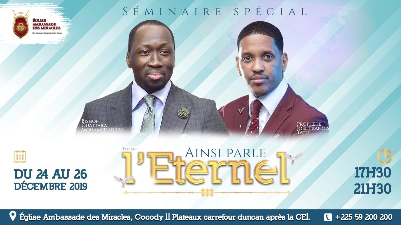 Ainsi Parle l'Eternel- Jour1-Prophète Joel Francis Tatu