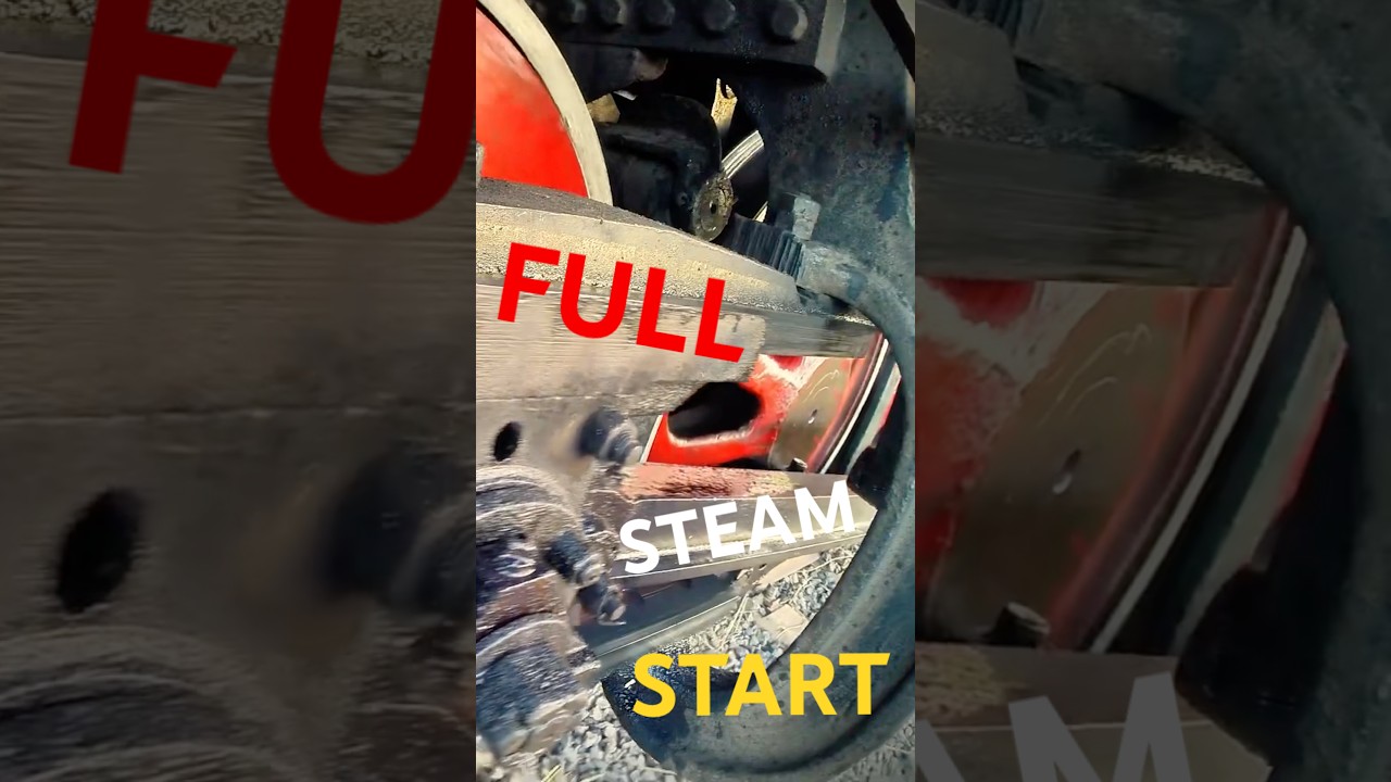 Steam Locomotive Rapid Start | GoPro POV 