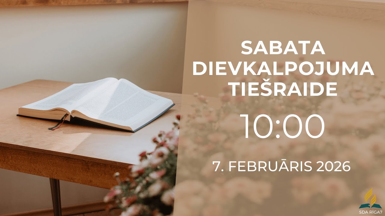 “Nāciet, jo tas ir sataisīts!” – 07.02.2026., sabata dievkalpojums, Konrāds R., Roberts P.