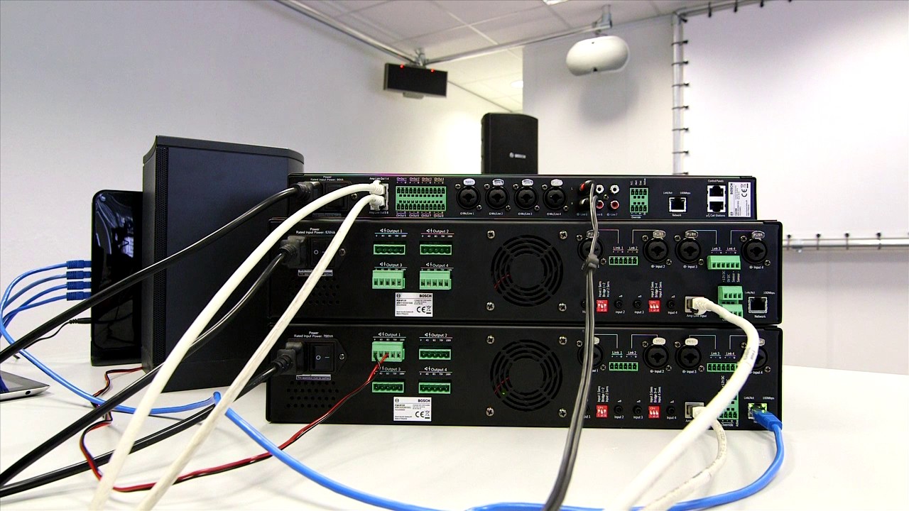 Bosch Security - PLENA matrix system - Hardware installation