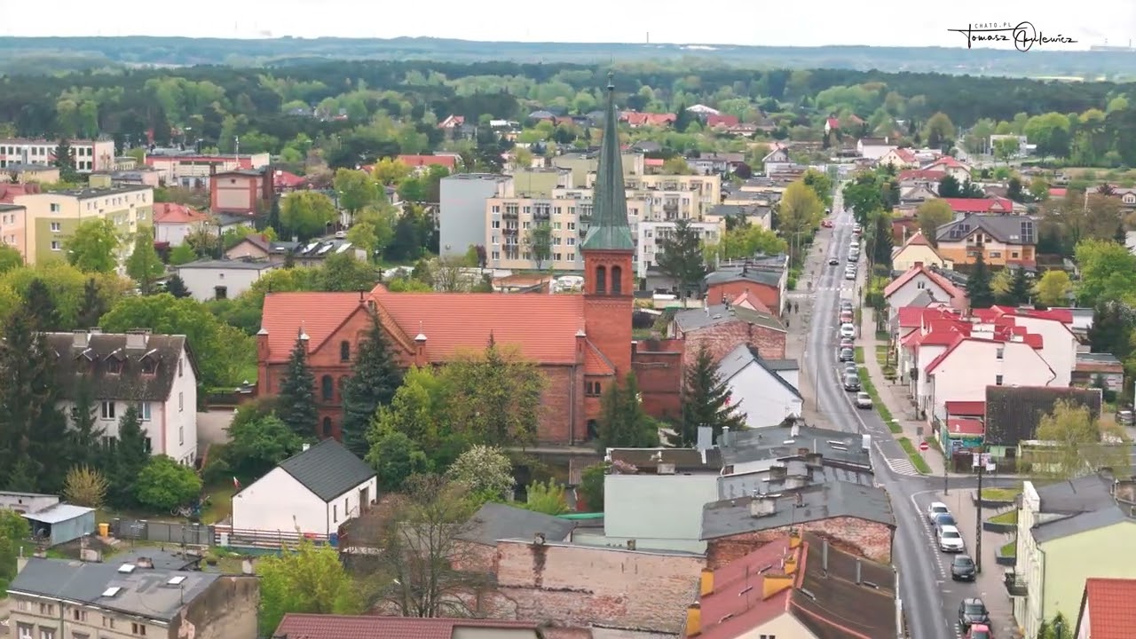 Solec Kujawski (4K | widok z drona)