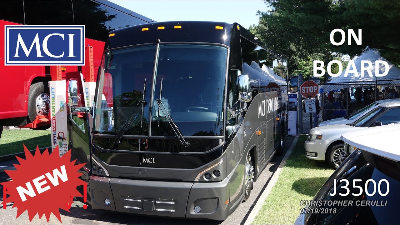 Exclusive First Ride MCI J3500 Short Luxury Coach