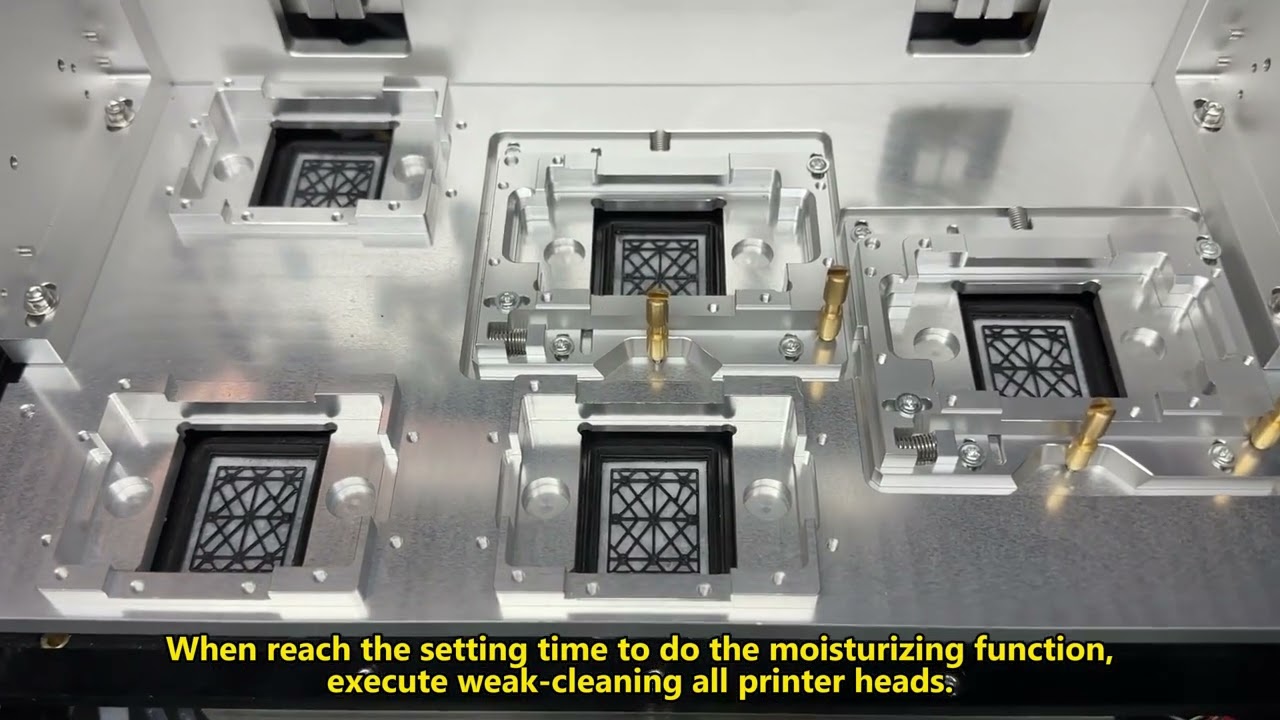 5 or 6 or 8 heads DTF printer Newest technology Automatic moisturizing function of the printhead