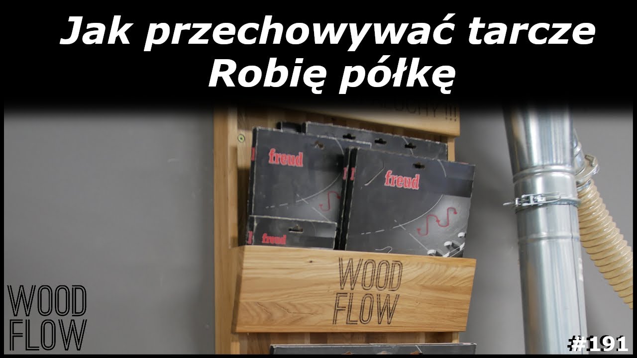 Jak przechowywać tarcze do piły | Półka na tarcze | Grawerowanie drewna laserem CO2 AEON Mira 7S