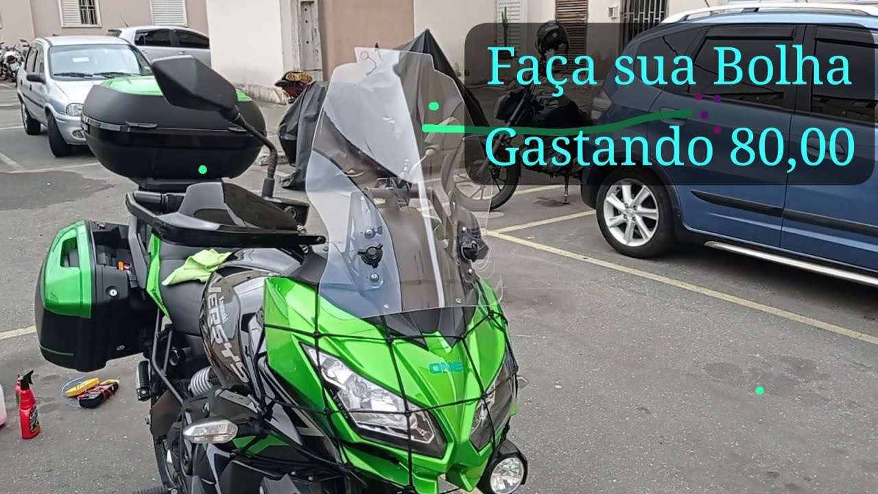 COMO FAZER UMA BOLHA PRA SUA MOTO   VERSYS 650   21