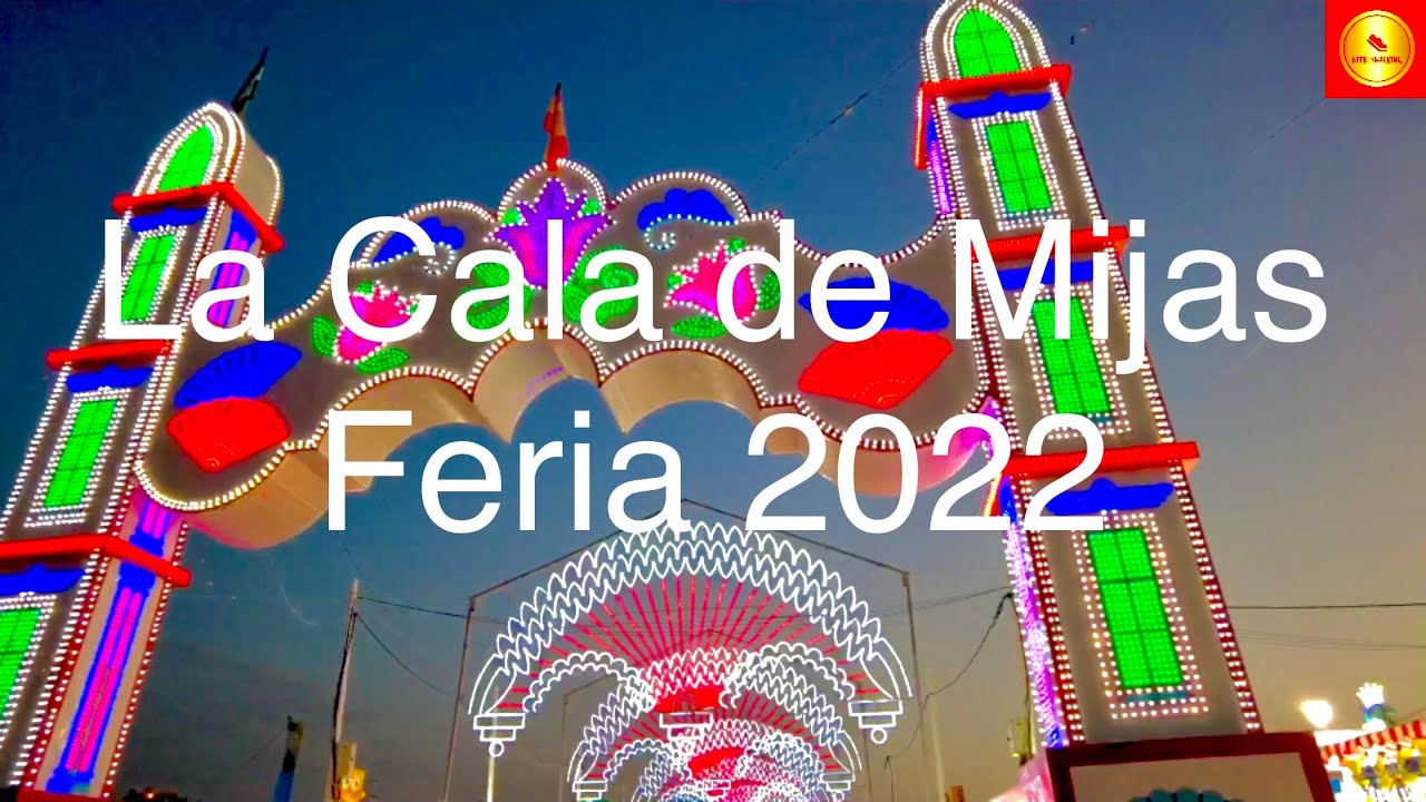 Party at the La Cala de Mijas Feria, Costa del Sol, Andalucia, Spain, 4K, July 2022