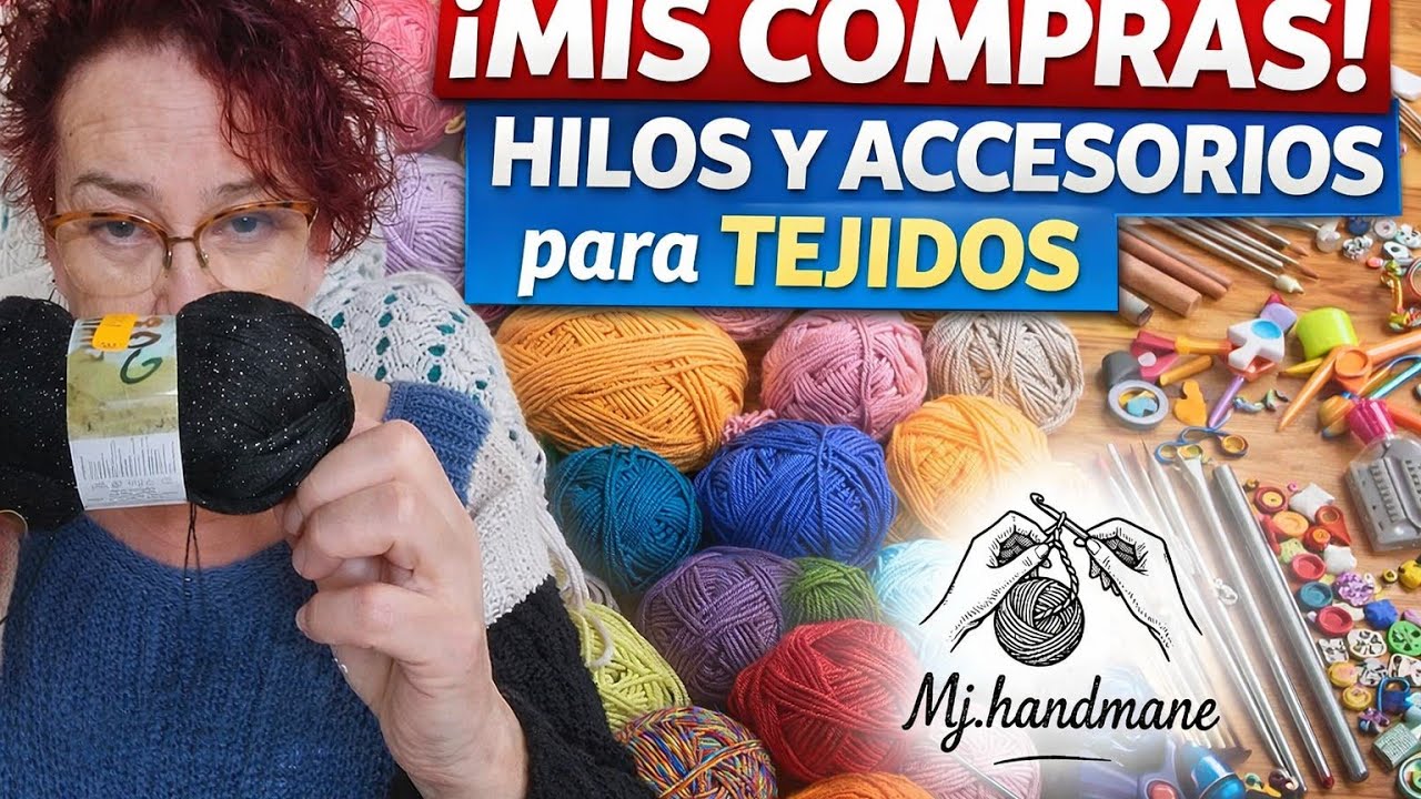 🛍️ ¡MIS COMPRAS de HILOS y ACCESORIOS para TEJER! 🧶✨ Ruta por varias tiendas