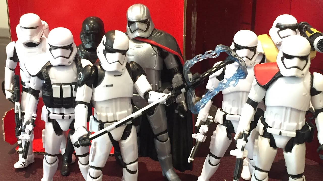 Star Wars First Order Stormtrooper Executioner & Squad Leader Black Series 3.75 action figure review