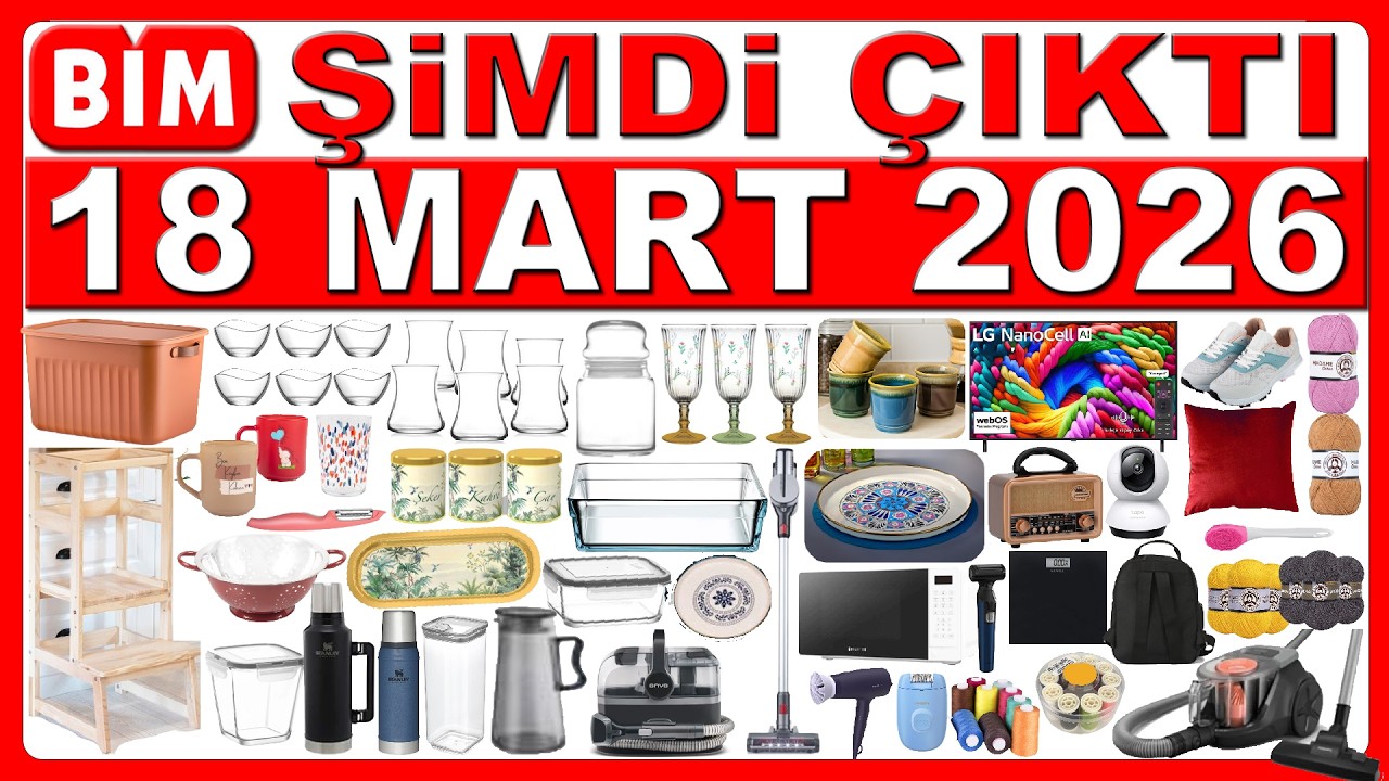 BİM 20 MART 2026 | ÇEYİZLİK EV VE MUTFAK GEREÇLERİ | BİM TELEVİZYON | BİM AKTÜEL KATALOĞU