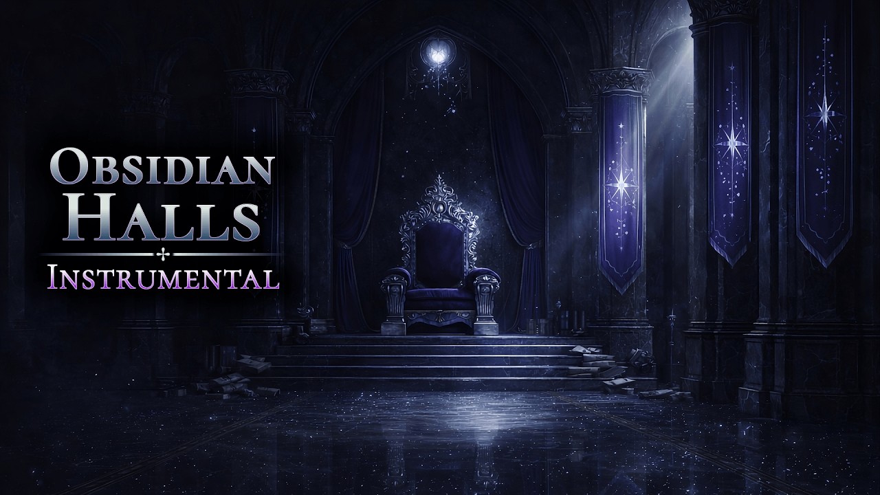 Obsidian Halls | Fantasy Bard Music (Instrumental) | The Dunkestbard