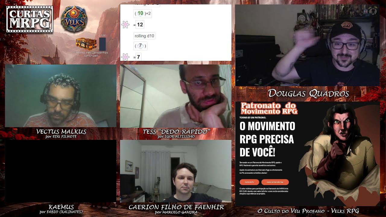 Velks RPG - O Culto do Véu Profano #03 - Curtas MRPG