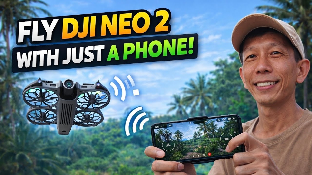 Palipad Tayo DJI Neo 2, Cellphone lang controller