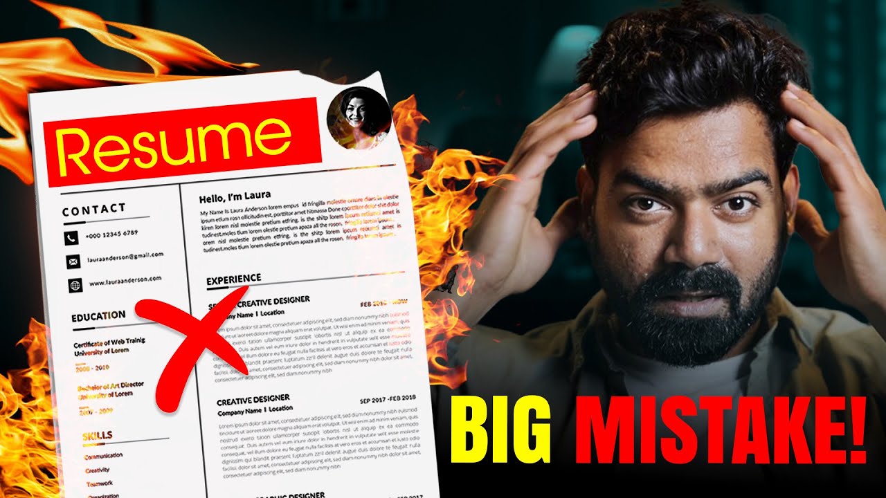 Perfect Designer CV 2025 🔥 | Resume Tips, Format & Common Mistakes