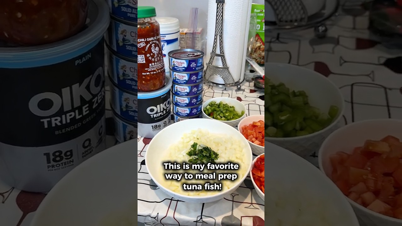 Ultra High Protein  Easy Canned Tuna Meal Prep #healthyeating #highprotein #diettips #fatloss
