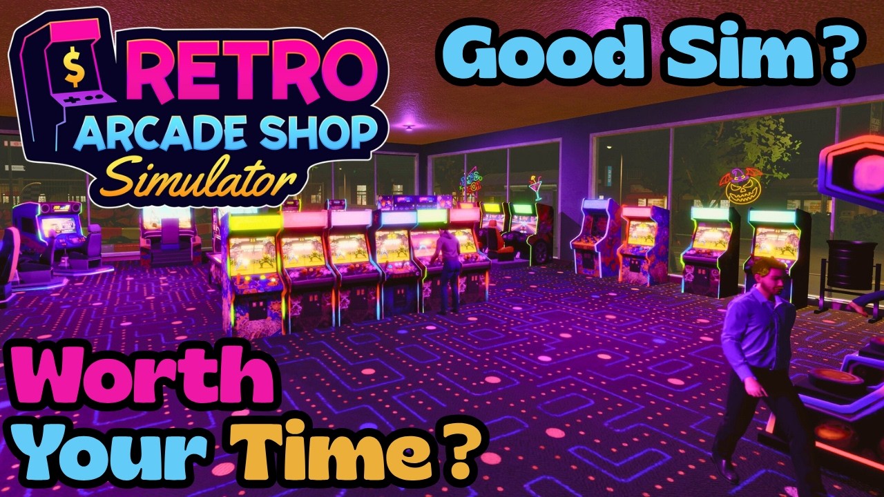 Is Retro Arcade Shop Simulator Worth Your Time? Trying Out A Brand New Sim!