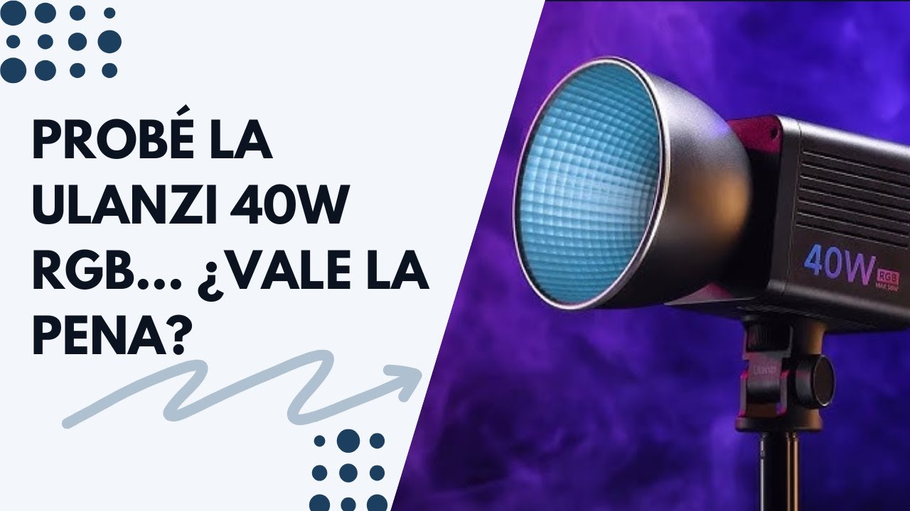 Ulanzi 40w RGB Mi experiencia usándola