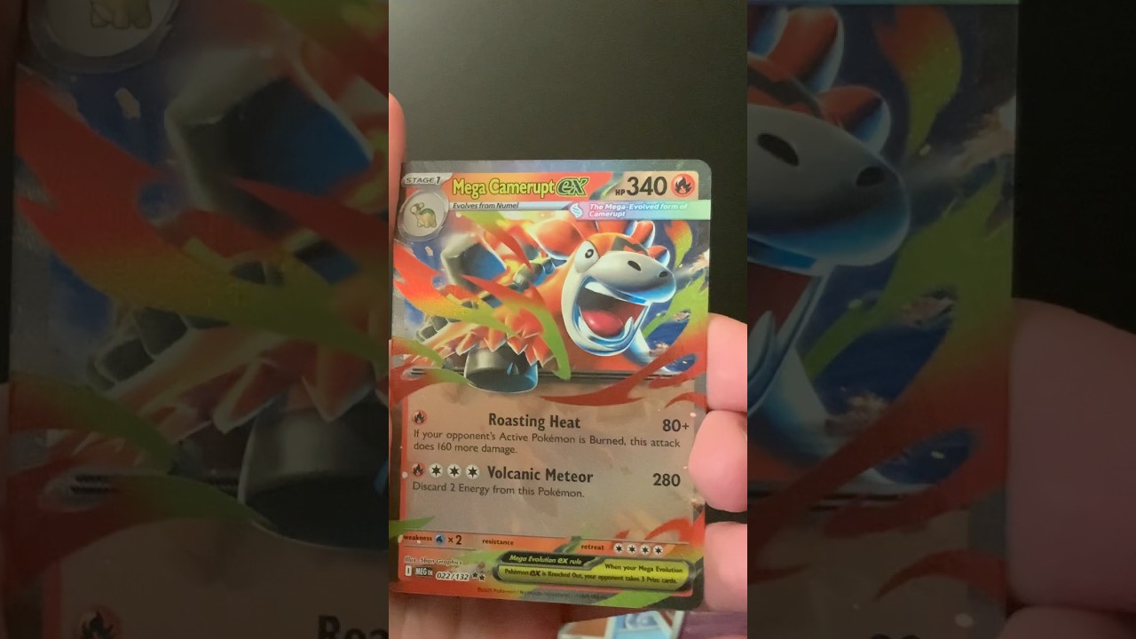 The Mega Camerupt EX Has Been Pulled! #megaevolution #pokemon #camerupt #tcg #pokemoncards #cards