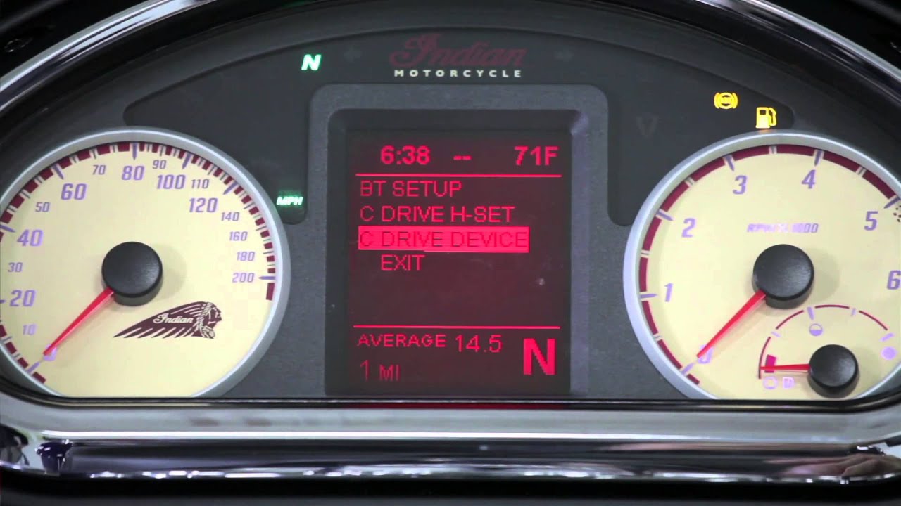 Using Your Bluetooth Radio on Indian Chieftain - Indian Motorcycle