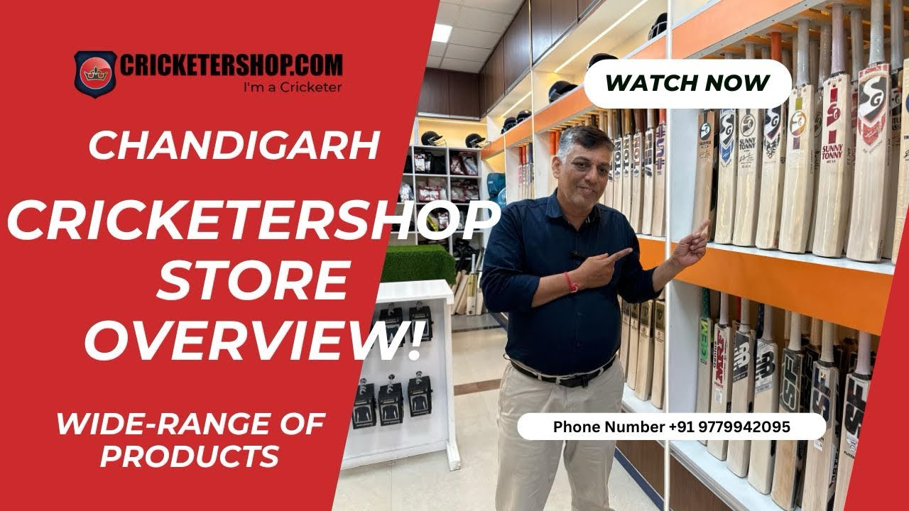 Cricketershop Chandigarh Store | A Complete Tour | Wide Range of Products 