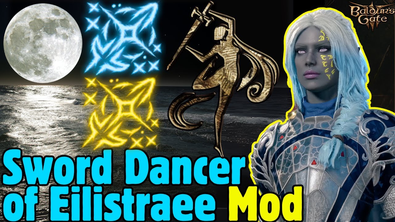 DARKSONG KNIGHT Sword Dancer of Eilistraee MOD Build - Baldur's Gate 3