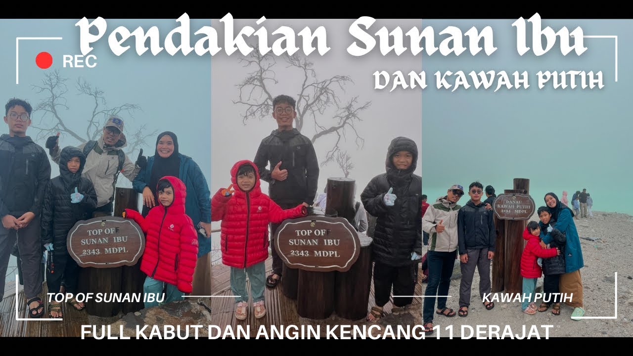 Pendakian Sunan Ibu Kabut Tebal | Kawah Putih Ciwidey Bandung 2343 Mdpl