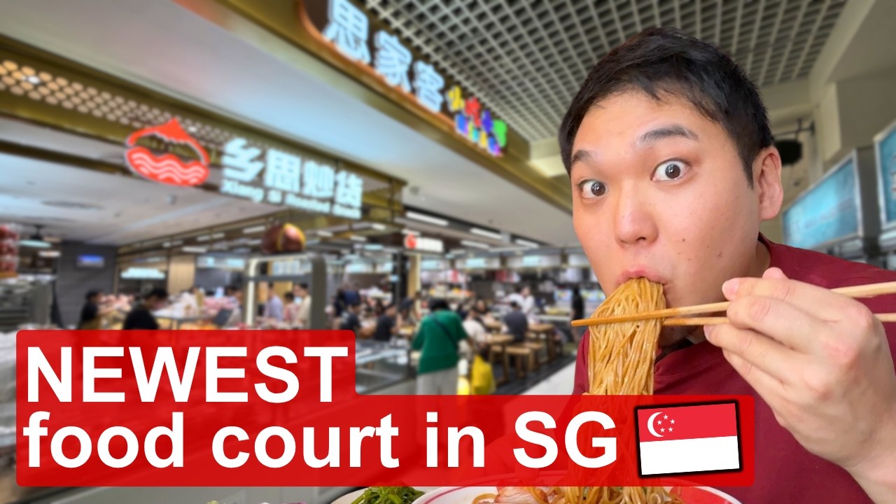 I Tried Singapore's NEWEST Foodcourt (it's controversial)