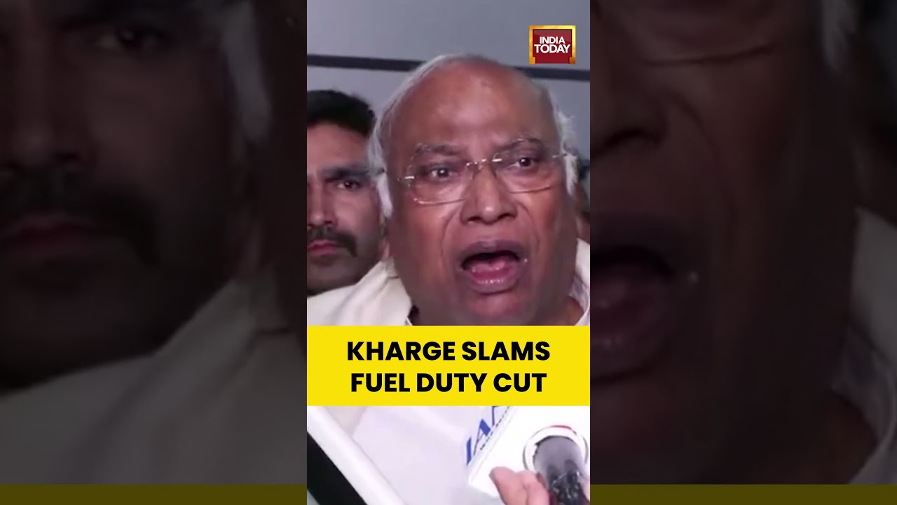 Mallikarjun Kharge Slams Fuel Duty Cut | Congress Criticizes Govt&rsquo;s Petrol & Diesel Move