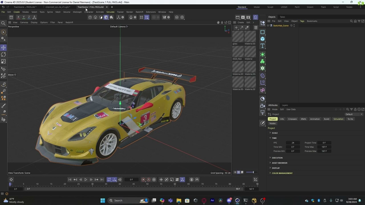 How to make a shadow pass in Cinema 4D using Redshift